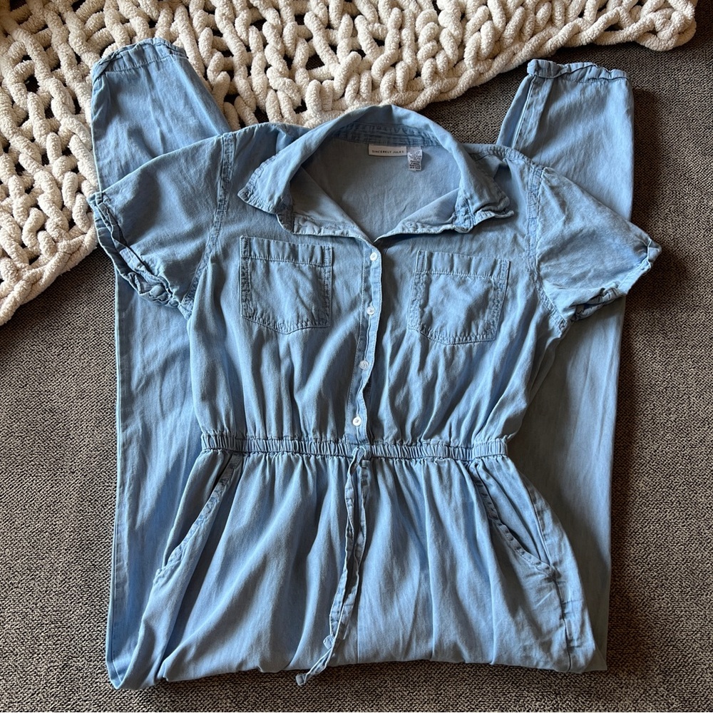SINCERELY JULES chambray jumpsuit